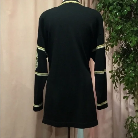 St. John Collection Black and Gold Cardigan Jacket - Picture 7 of 7